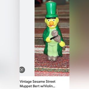 Lot of 3 Ornaments: Harry Potter/Disney Bianca mouse/Muppet Burt Sesame Street